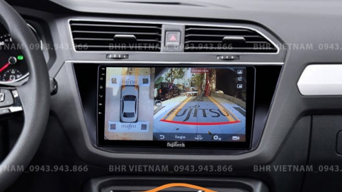 Màn hình DVD Android liền camera 360 Volkswagen Tiguan 2019 - nay | Fujitech 360 